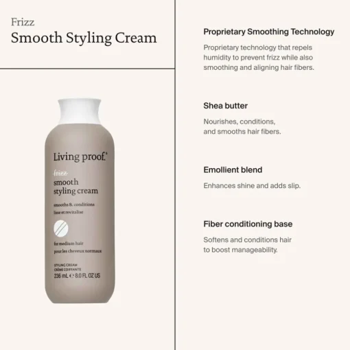 No Frizz Smooth Styling Cream von Living Proof