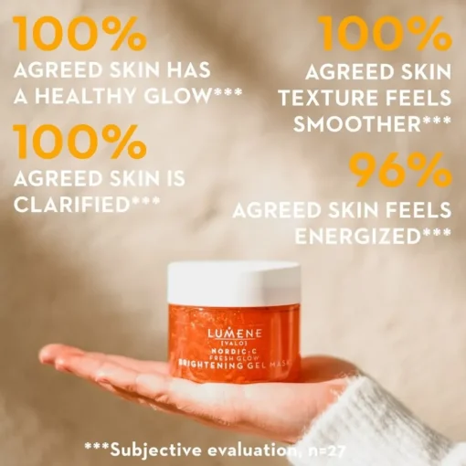 Nordic-C [Valo] Fresh Glow Brightening Gel Mask von Lumene