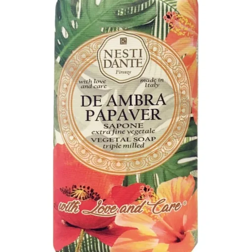 N°9 De Ambra Papaver De Ambra Papaver Soap von Nesti Dante Firenze