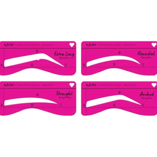 NYX Professional Makeup Zero To Brow Stencil Thin Brow