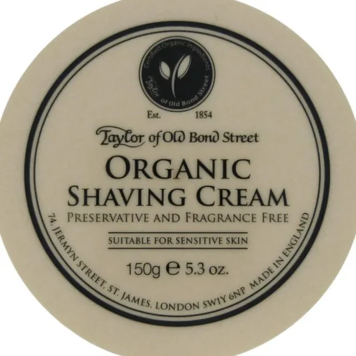 Organic Shaving Cream von Taylor of old Bond Street