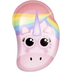 Original Mini - Hairbrush Pink Unicorn Straight & Curly Hair von Tangle Teezer