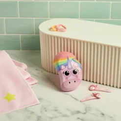 Original Mini - Hairbrush Pink Unicorn Straight & Curly Hair von Tangle Teezer