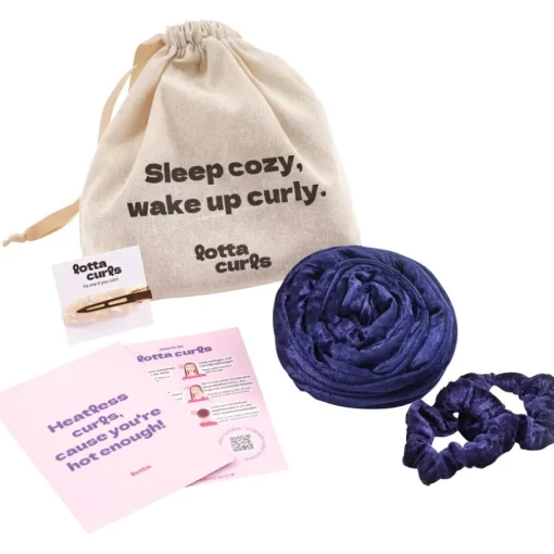 Original Velvet Lockenband Deep Blue von Lotta Curls