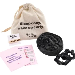 Original Velvet Lockenband Royal Black von Lotta Curls