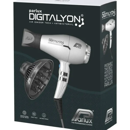 Parlux Digitalyon Silber mit Magic Sense Diffusor