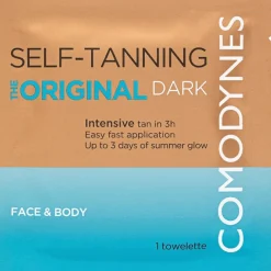 Pflege Self-Tanning Tücher Dark von Comodynes