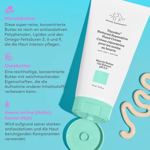 Pflege Therabu Buttered Reparative Hand Cream von Drunk Elephant