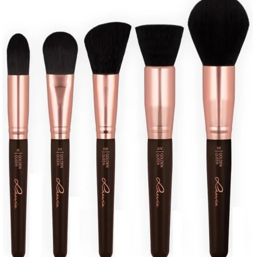 Pinselset Golden Queen Set Rose Gold von Luvia Cosmetics