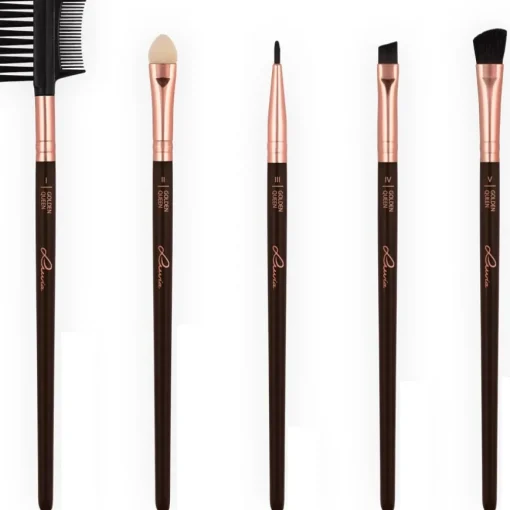 Pinselset Golden Queen Set Rose Gold von Luvia Cosmetics