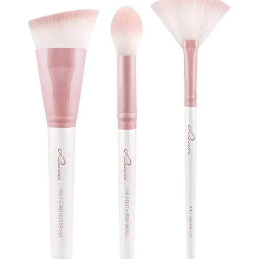 Pinselset Prime Vegan Candy Highlight & Contour Set von Luvia Cosmetics