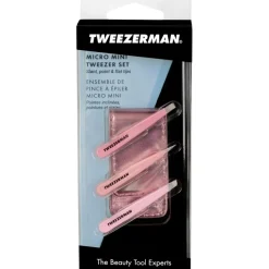 Pinzetten Micro Mini Tweezer Set Pink von Tweezerman
