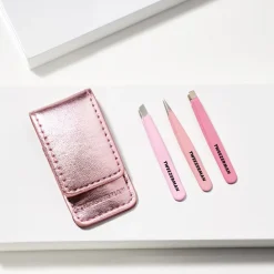 Pinzetten Micro Mini Tweezer Set Pink von Tweezerman