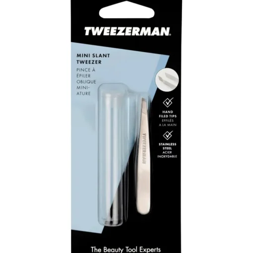 Pinzetten Schräge Mini Pinzette Silver von Tweezerman