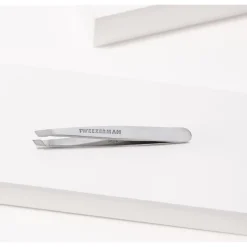 Pinzetten Schräge Mini Pinzette Silver von Tweezerman
