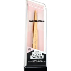 Pinzetten Schräge Pinzette Gold von Tweezerman
