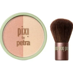 Pixi Cheeks Beauty Blush Duo + Kabuki