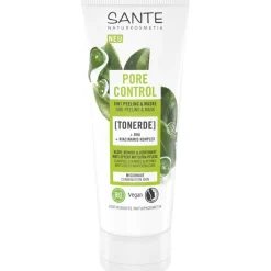 Pore Control 5in1 Peeling & Maske mit Tonerde, BHA & Niacinamid Komplex von Sante Naturkosmetik
