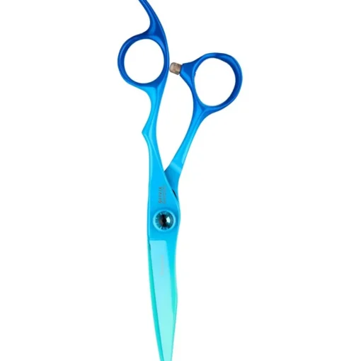 PowerCut Haarschneideschere 5,5" RH Regenbogen-Blau von Olivia Garden