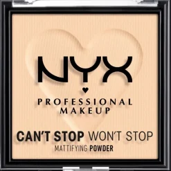 Puder Can't Stop Won't Stop Mattifying Powder von NYX Professional Makeup