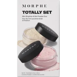 Puder Totally Set Mini Brighten & Set Powder Duo von Morphe