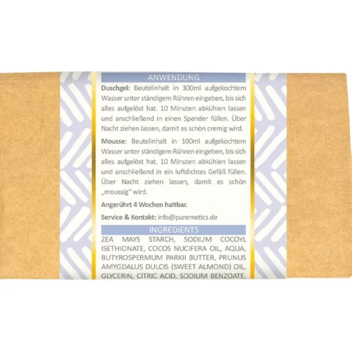 puremetics Duschgel-Pulver Sensibelchen