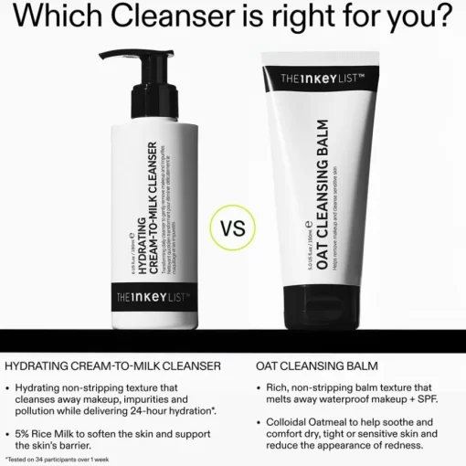 Reiniger Hydrating Cream-to-milk Cleanser von The INKEY List