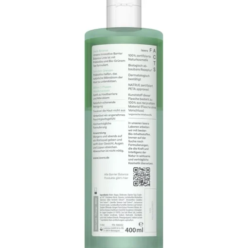 Reinigung Barrier Balance 2-Phasen Mizellenwasser von Lavera