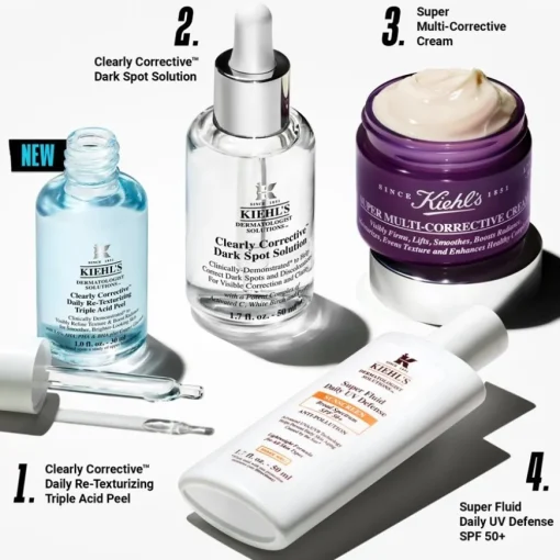 Reinigung Clearly Corrective Daily Re-Texturizing Triple Acid Peel von Kiehl's