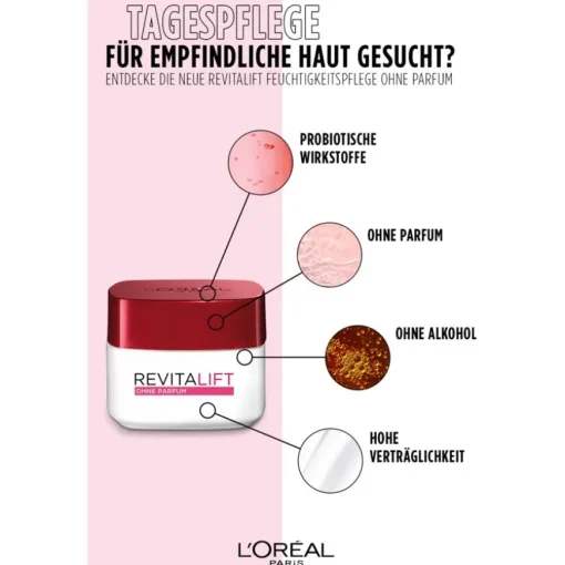 Revitalift Klassik Feuchtigkeitspflege Ohne Parfum von L’Oréal Paris