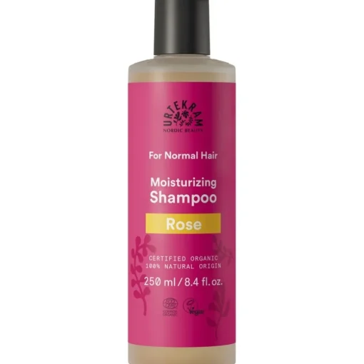Rose Moisturizing Shampoo For Normal Hair von Urtekram