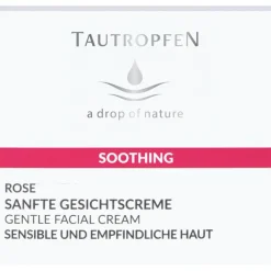 Rose Soothing Solutions Sanfte Gesichtscreme von TAUTROPFEN
