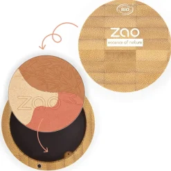 Rouge & Highlighter 3in1 Bamboo Sublime Mosaic von Zao