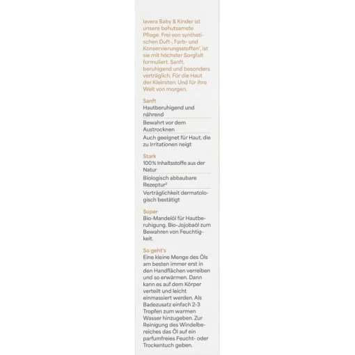 sanfte Hautpflege Pflegeöl von Lavera