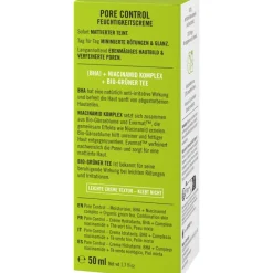 Sante Naturkosmetik Pore Control Feuchtigkeitscreme mit BHA, Niacinamid Komplex & Bio-Grüner Tee