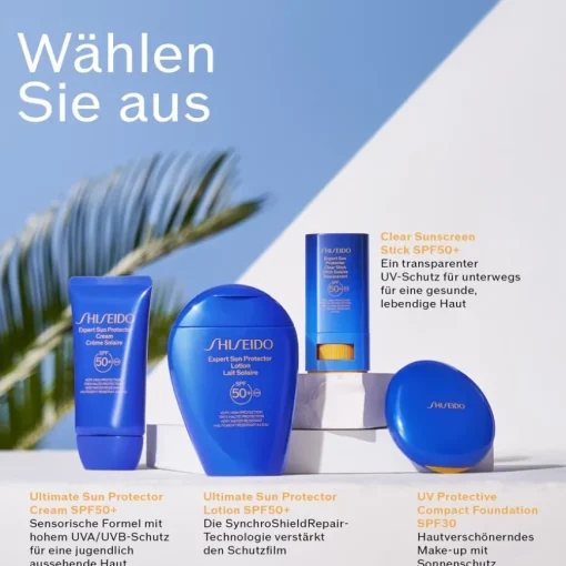 Schutz Expert Sun Protector Clear Stick SPF 50+ von Shiseido