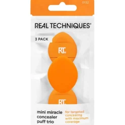 Schwamm-Sets Mini Miracle Concealer Puff Trio von Real Techniques