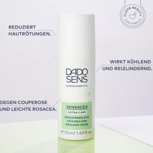 SENSACEA EXTRA CARE GESICHTSEMULSION - bei hypersensibler Haut & Couperose von DADO SENS