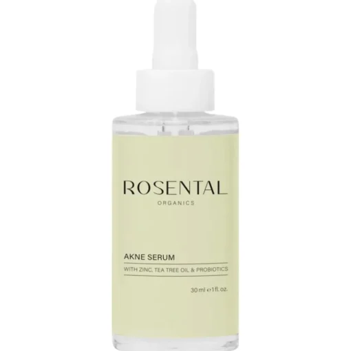 Seren & Öle Akne Serum with Zinc, Tea Tree Oil & Probiotics von Rosental Organics
