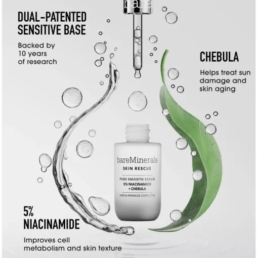 Seren Skin Rescue Pure Smooth Serum von bareMinerals