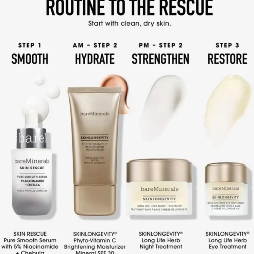 Seren Skin Rescue Pure Smooth Serum von bareMinerals