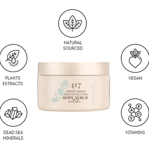 Serenity Legend Aromatic Balancing Body Scrub Matcha von -417