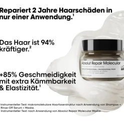 Serie Expert Absolut Repair Molecular Maske von L’Oréal Professionnel Paris