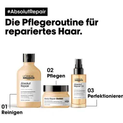 Serie Expert Absolut Repair Professional Golden Masque Gold Quinoa + Protein von L’Oréal Professionnel Paris