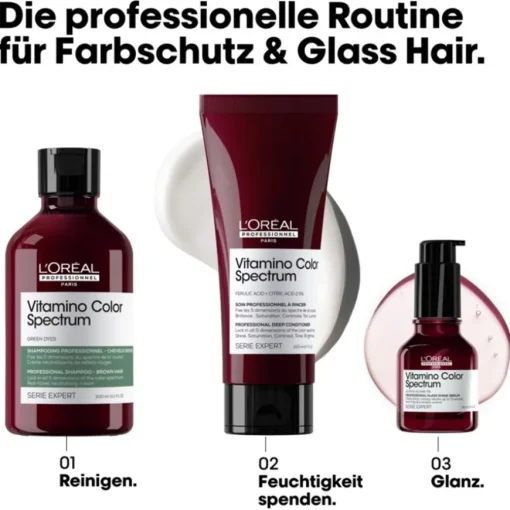 Serie Expert Vitamino Color Spectrum Green Dyes Neutralizing Shampoo von L’Oréal Professionnel Paris