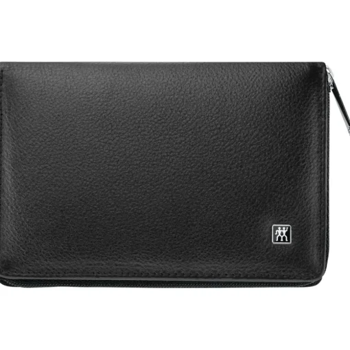 Sets 8-tlg. Maniküre/Pediküre-Etui Schwarzem Rindleder von Zwilling Beauty