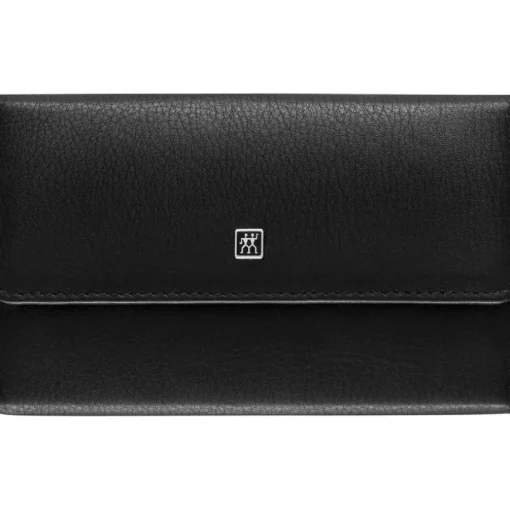 Sets 5-tlg. Maniküre/Pediküre-Etui Schwarzem Rindleder von Zwilling Beauty