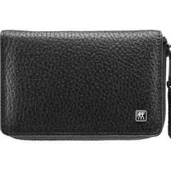 Sets 4-tlg. Maniküre/Pediküre-Etui Schwarzem Rindeder von Zwilling Beauty