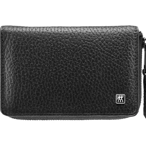 Sets 4-tlg. Maniküre/Pediküre-Etui Schwarzem Rindeder von Zwilling Beauty