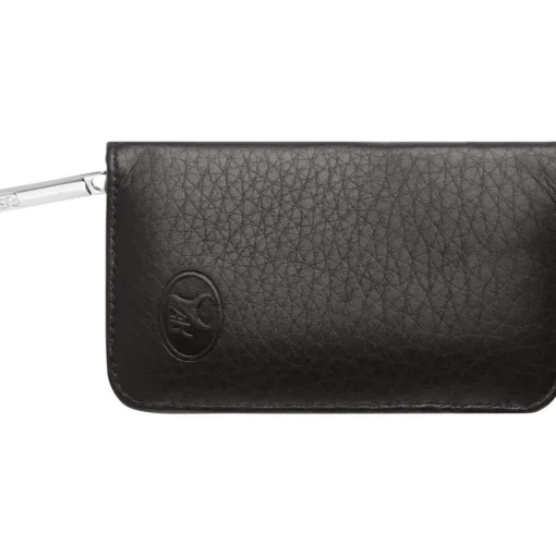 Sets 5-tlg. Maniküre/Pediküre-Etui Schwarzem Yakleder von Zwilling Beauty